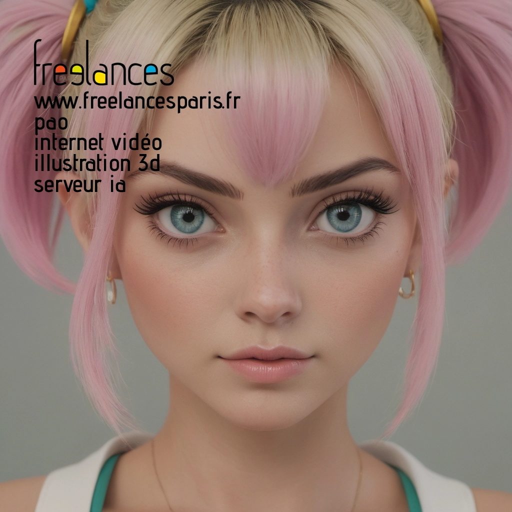 Pao mise en page internet vidéo illustration 3d serveur IA générative AI freelance paris studio de création magazines 8l767et0